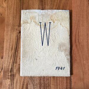 1941 Waupaca High School Yearbook Wisconsin WI - The W - Eugene Gulho Signed